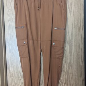 Banana Republic Women's Tan Cargo Jogger Pants